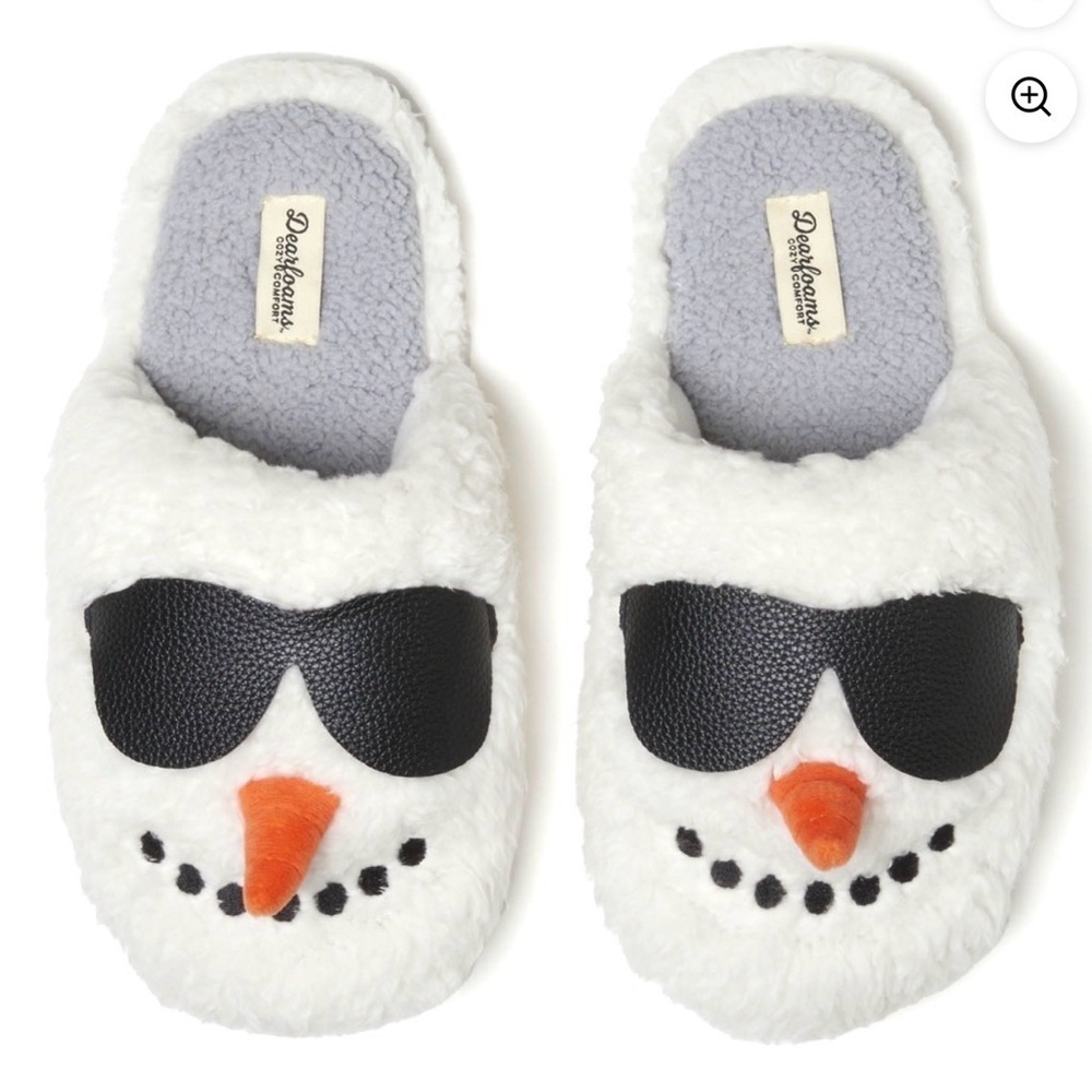 Dearfoams Cozy Comfort Unisex Critter Scuff Slippers women’s 9-10 men’s 7-8